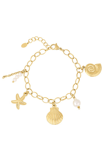 Beach Vibe - Charme Armband - Stainless Steel