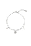 Elegant Heart Charm Bracelet for Everyday Style