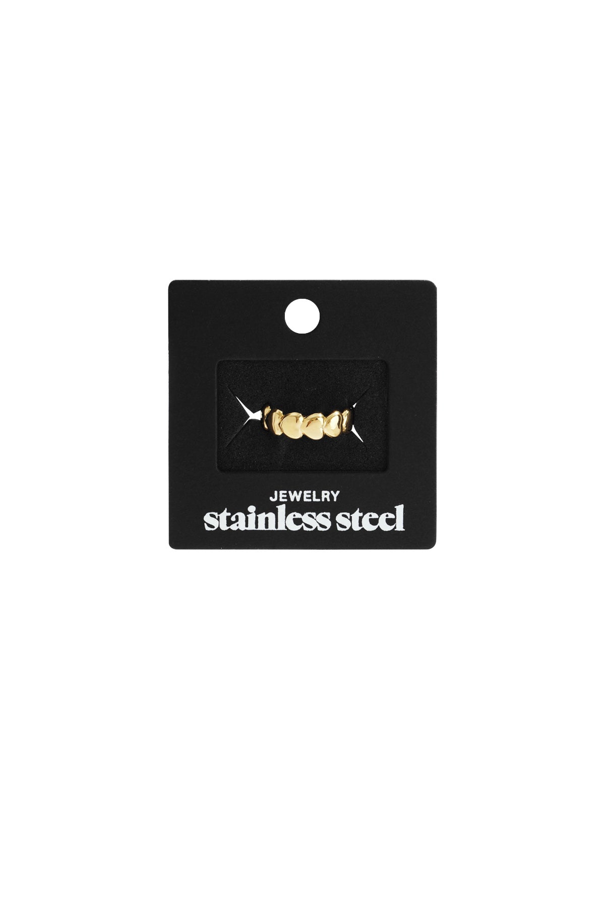 Roestvrijstalen minimalistische ringen Hart Casual Dagelijks Eenvoudig Serie Dames sieraden