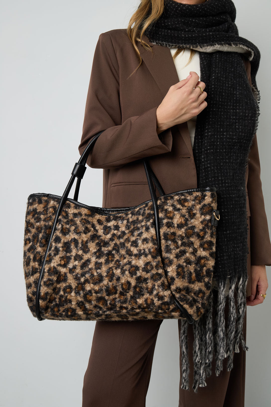 Tote Bags Luipaardprint Casual Katoen Dagelijkse Accessoires