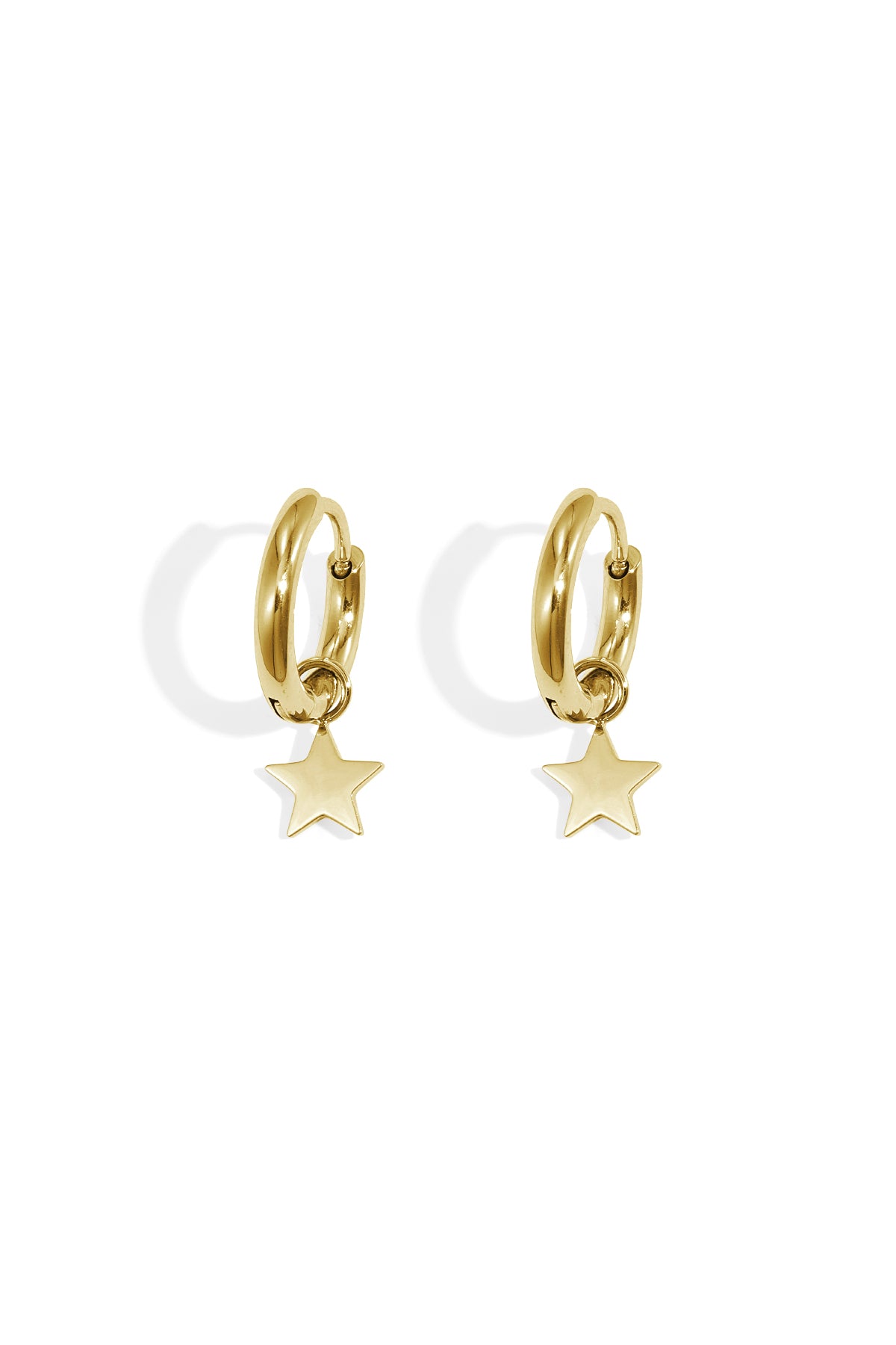 Oorbellen Star Zilver Stainless Steel