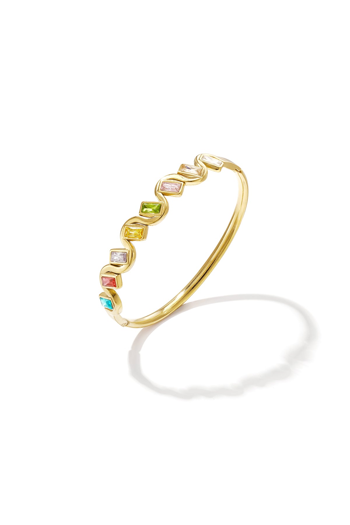 Roestvrijstalen rechthoekige armbanden, eenvoudige dagelijkse sieraden uit de Simple Series voor dames.