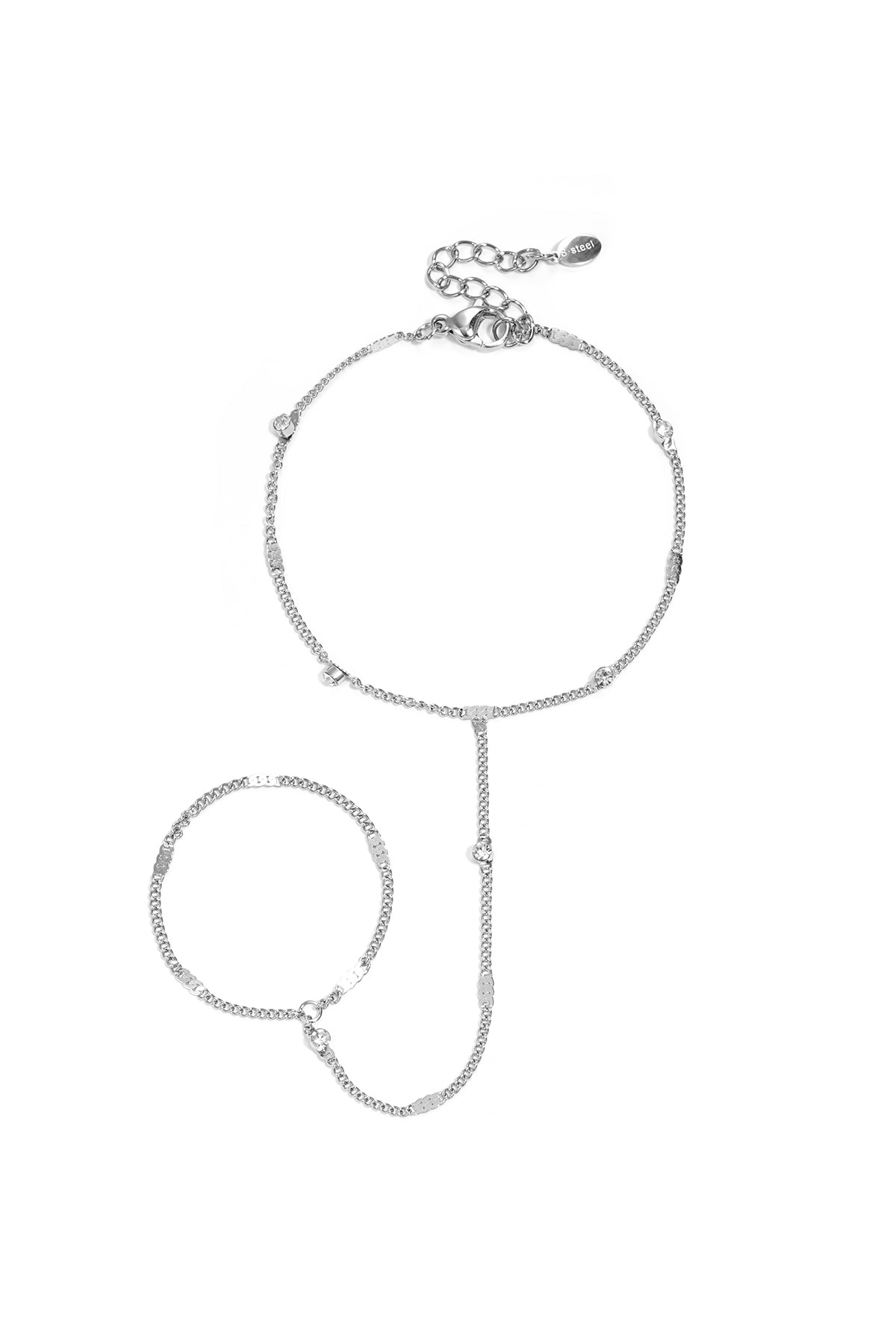 Handchain met steentjes
