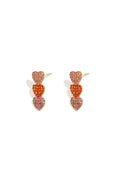 Elegant Heart-Shaped Drop Earrings for Spring/Summer