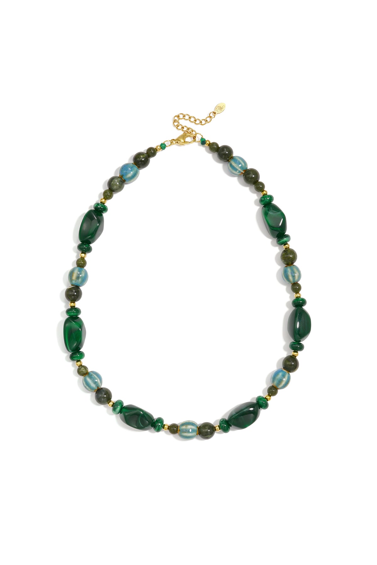 Acryl kralenkettingen met onregelmatige vorm, casual, alledaagse, eenvoudige serie, dames sieraden