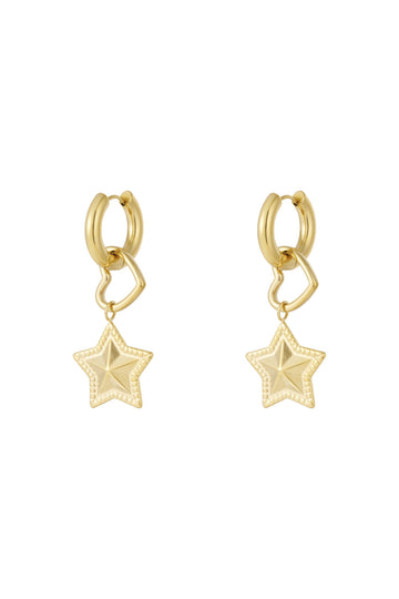 Soul Star - Oorbellen - Stainless Steel