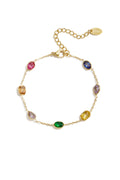 Roestvrijstalen bedelarmbanden met geometrische vormen, eenvoudige, alledaagse serie, dames sieraden