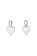 Elegant Heart-Shaped Drop Earrings for Everyday Wear