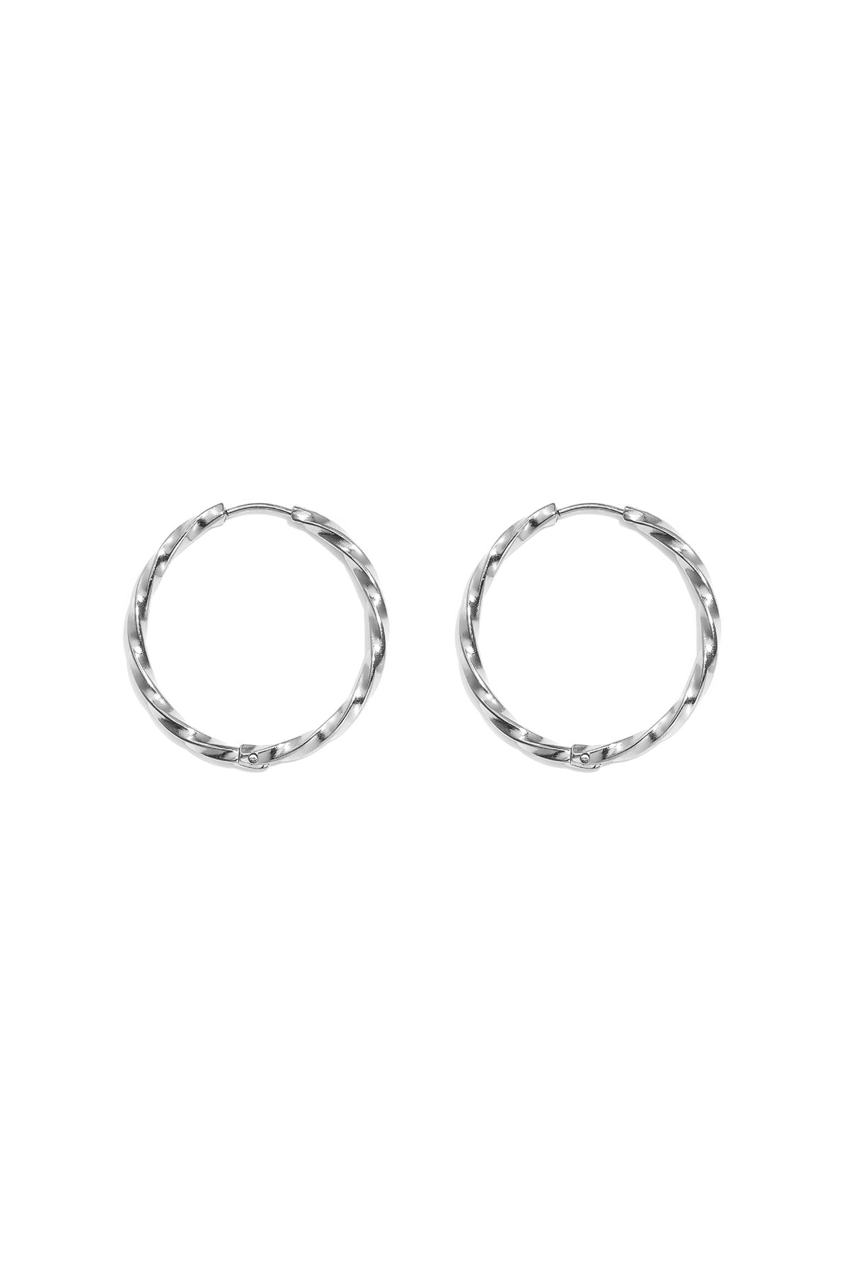 Elegant Stainless Steel Hoop Earrings for Everyday Wear