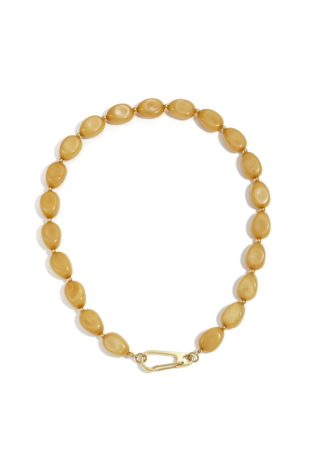 Ketting met kralen en frontsluiting design