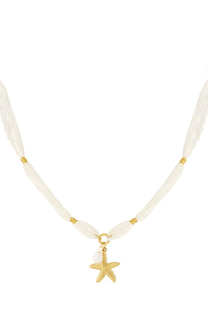 Zeester & Parel Ketting
