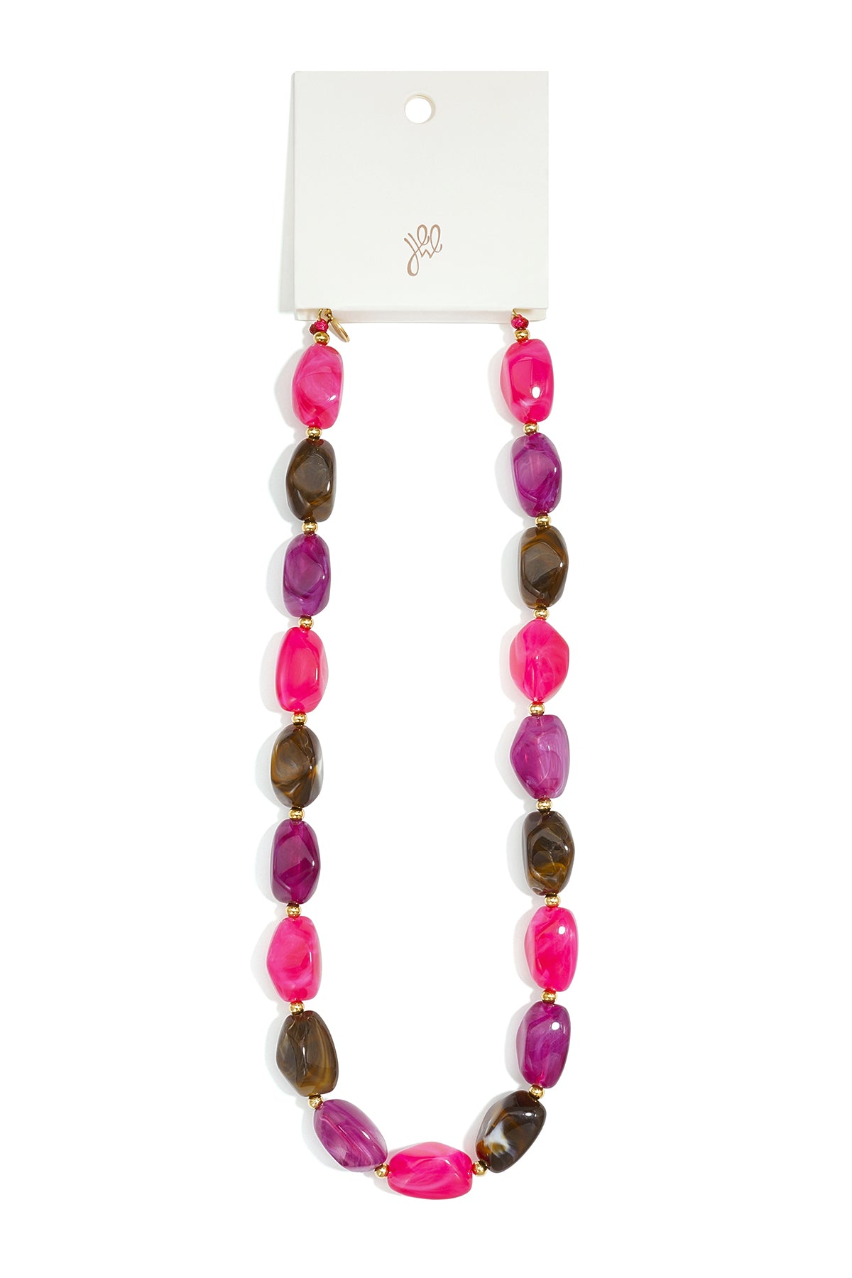 Acryl kralenkettingen met onregelmatige vorm, casual, alledaagse, eenvoudige serie, dames sieraden