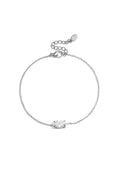 Elegant Ellipse Rhinestone Charm Bracelet