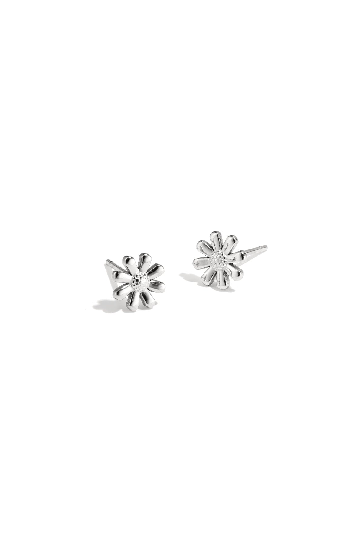 Oorbellen Shiny Diasy Stainless Steel