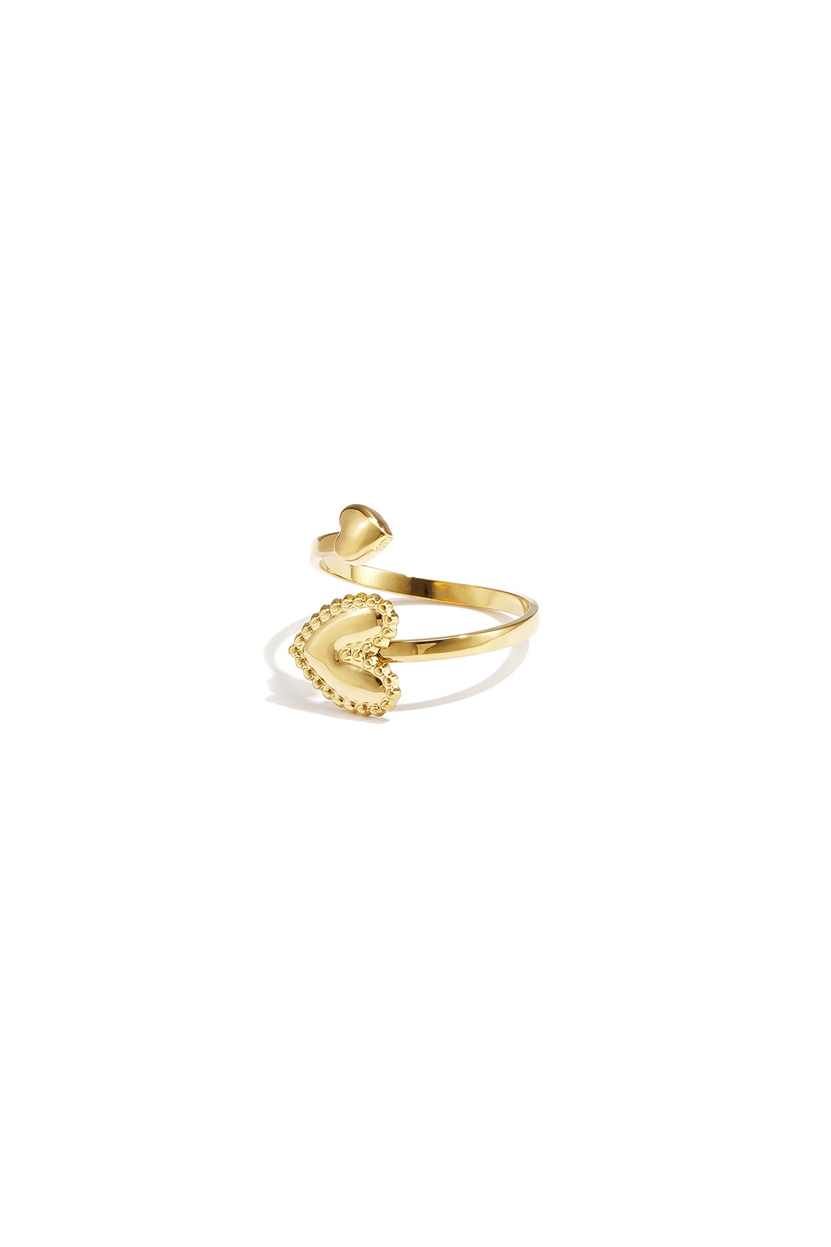 Ring met verstelbare harten