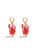 Stylish Heart Beads Earrings for Women Spring/Summer