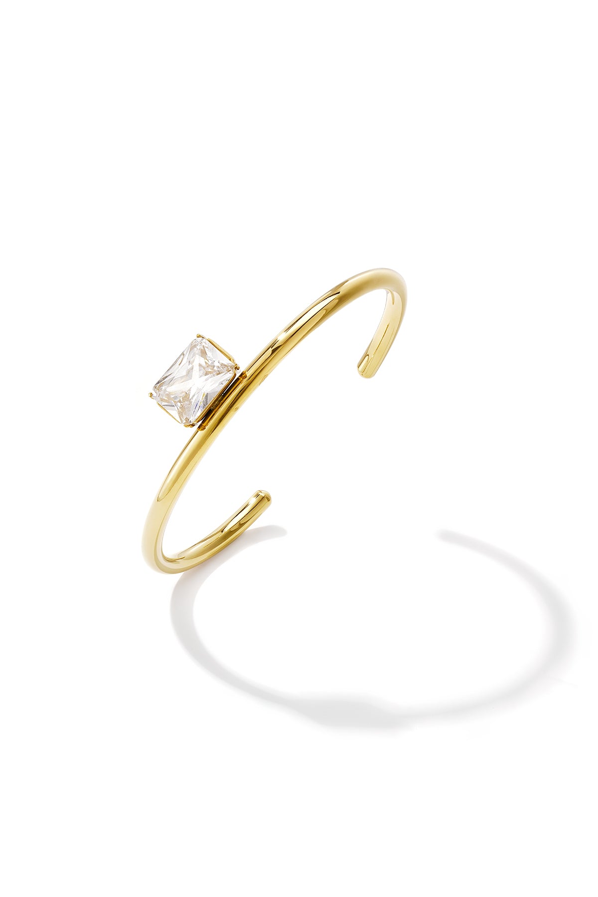 Roestvrijstalen manchetarmbanden, rechthoekig, eenvoudig, dagelijks gebruik, Simple Series, dames sieraden