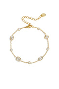 Roestvrijstalen bedelarmbanden met geometrische vormen, eenvoudige, alledaagse serie, dames sieraden