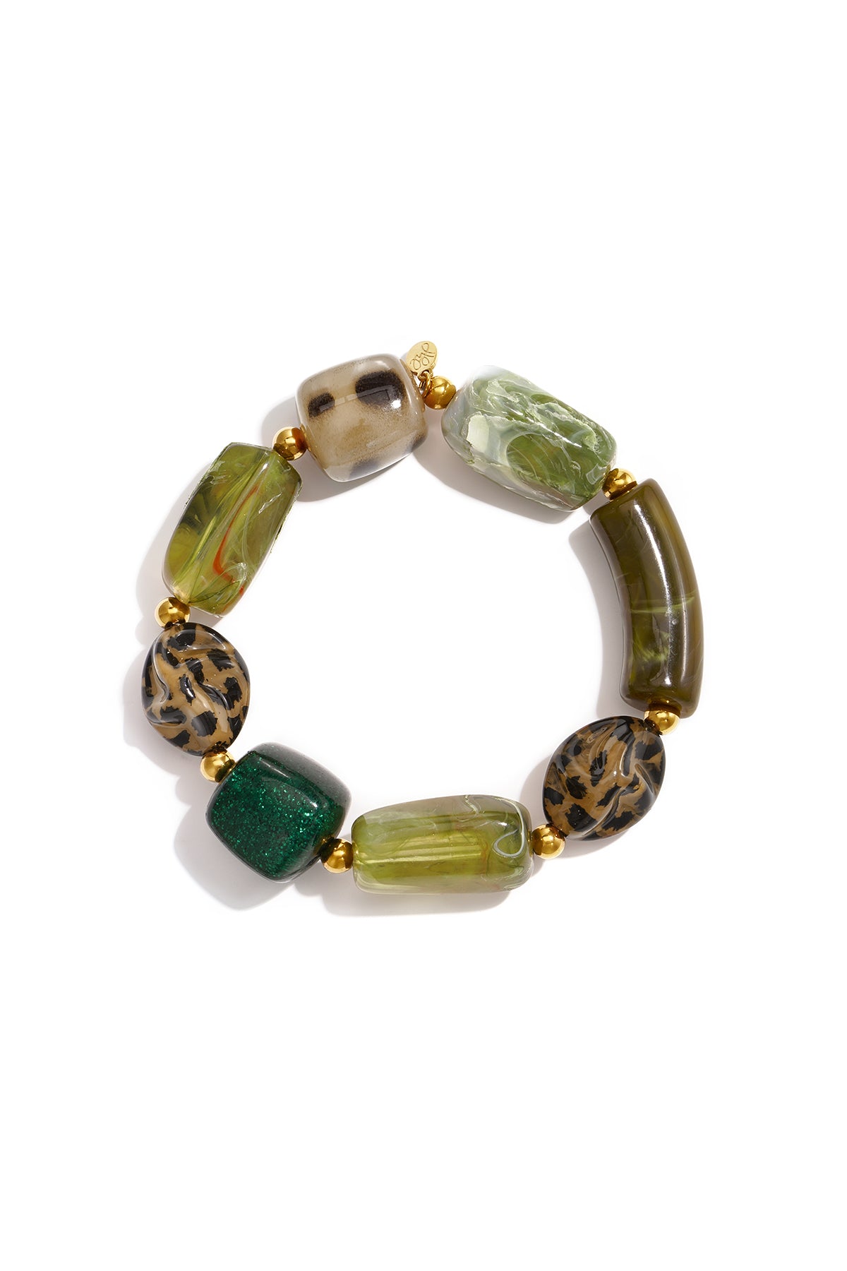 Acryl kralenarmbanden met onregelmatige vorm, eenvoudige, alledaagse serie, damessieraden