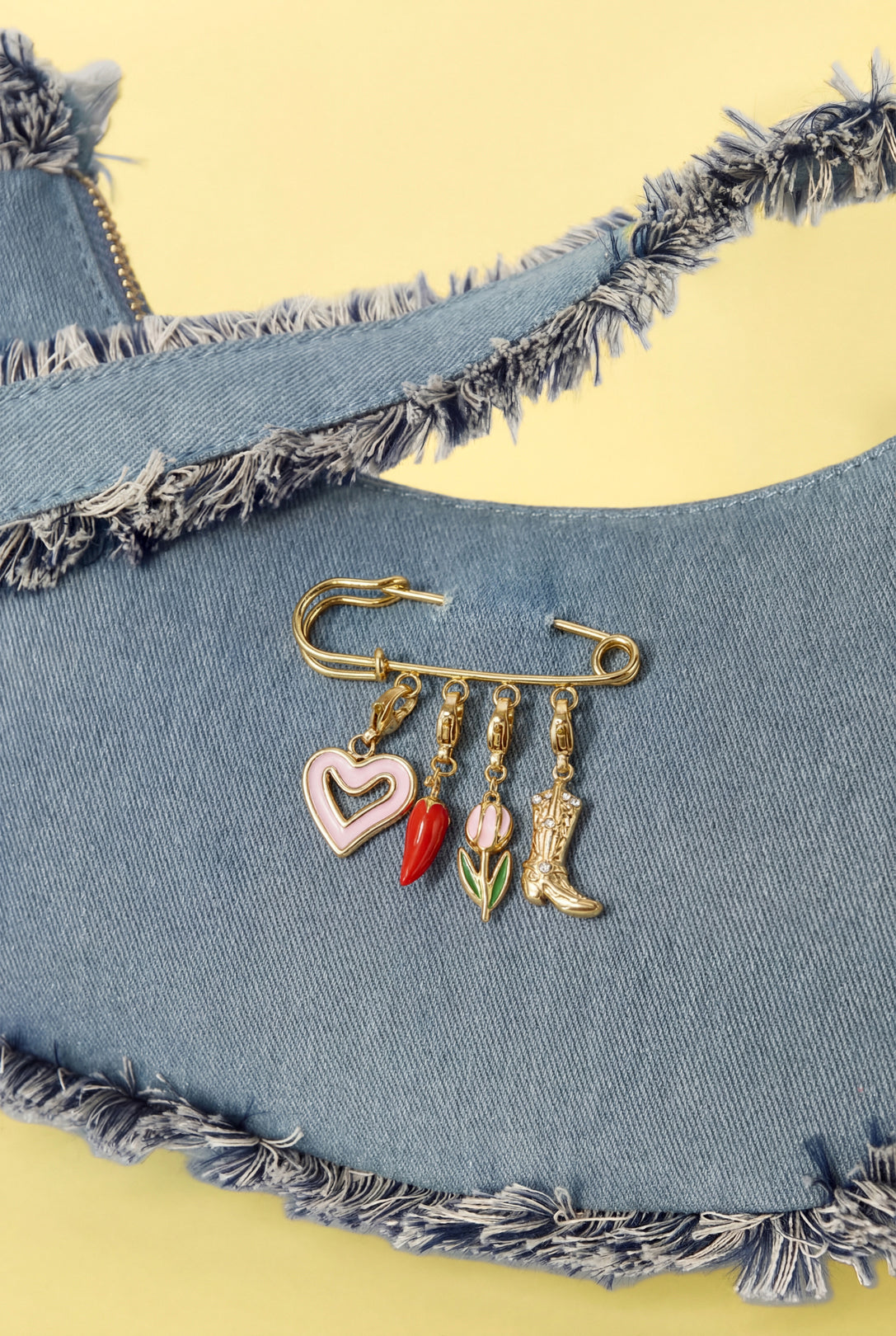Broche 4 DIY charms