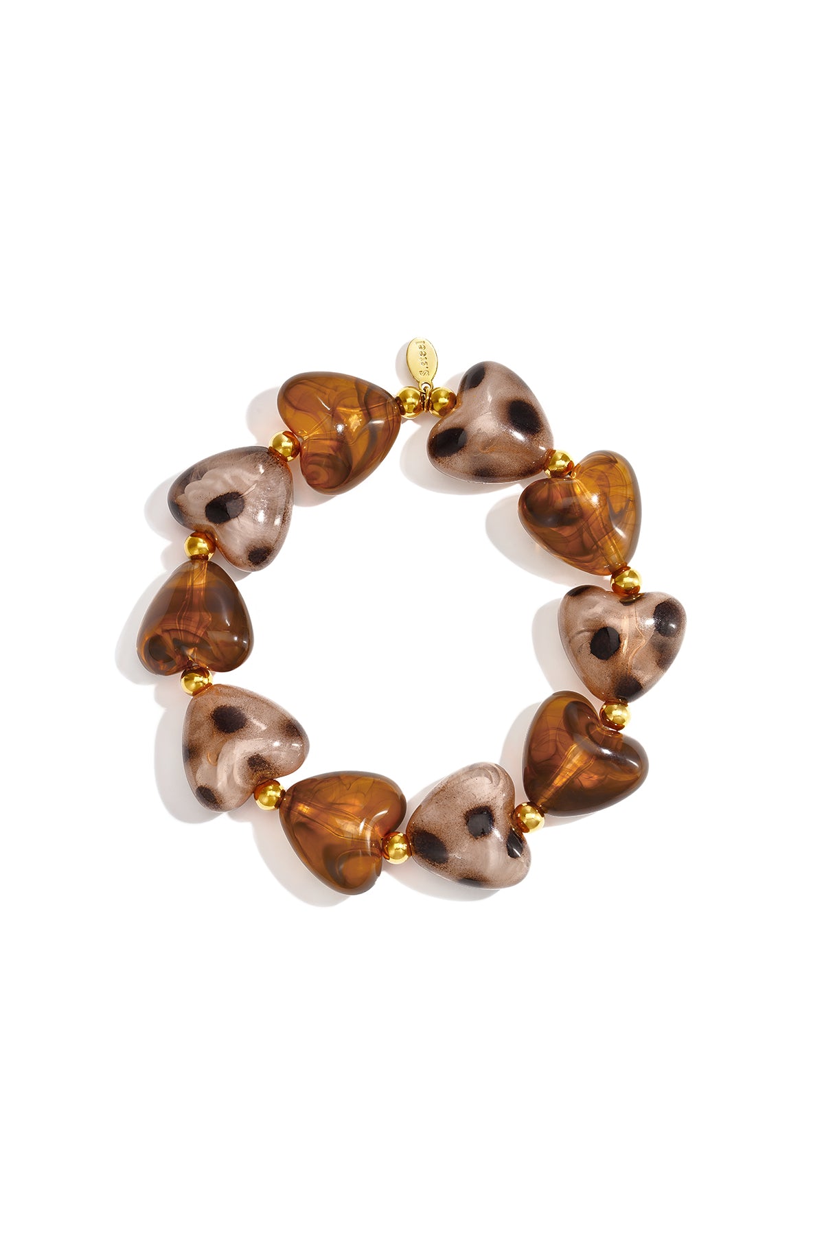 Acryl kralenarmbanden met luipaardprint, eenvoudige dagelijkse serie, dames sieraden