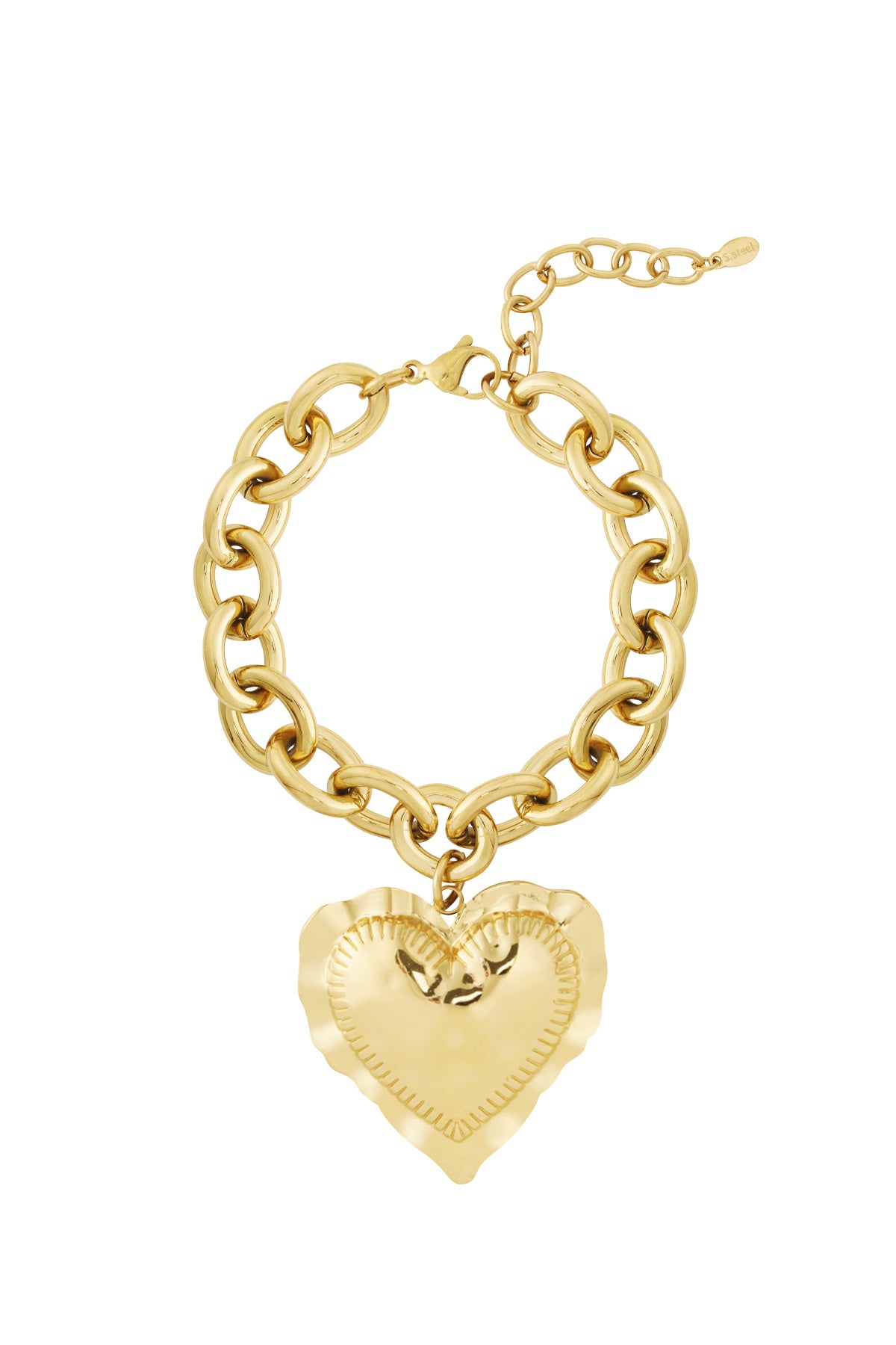 Armband met een opvallend hart