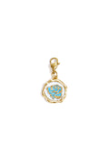 Sieraden bedel roos op munt DIY