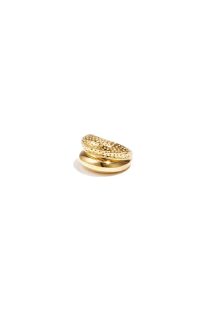 Dubbele ring met structuur