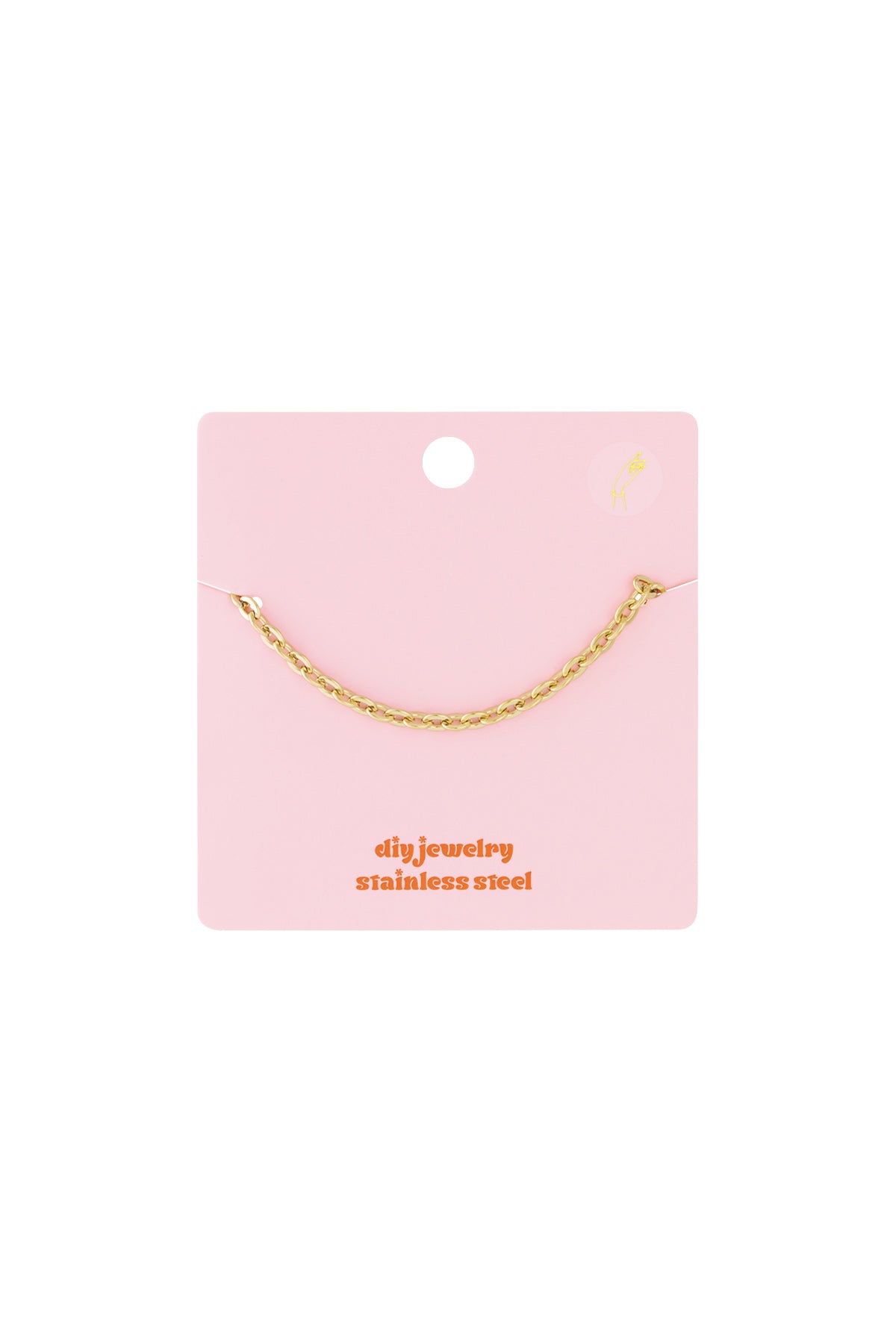 Roestvrijstalen kettingarmbanden, ketting DIY, dagelijkse eenvoudige serie, damessieraden