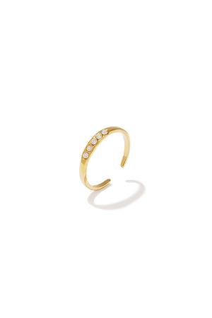 Ring met steentjes -Stainless Steel
