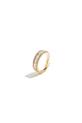 Elegant Adjustable Rhinestone Minimalist Ring