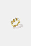 Minimalistische ringen van roestvrij staal, Circle Simple Daily Simple-serie, damessieraden.