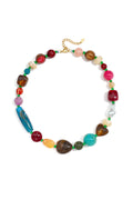 Acryl kralenkettingen met onregelmatige vorm, casual, alledaagse, eenvoudige serie, dames sieraden