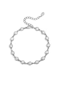 Armband met ronde zirkonia steentjes