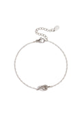 Simpele armband met geknoopte bedel