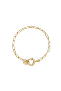 Armband met frontsluiting en ovale schakels
