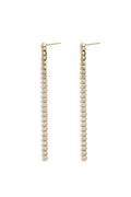 Oorbellen met hangertjes van roestvrij staal en ketting, elegant, geschikt voor feestjes en bijeenkomsten, luxe serie damessieraden