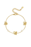 Elegant Flower Charm Bracelet for Everyday Sparkle
