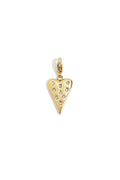 Sieraden bedel hart met steentjes DIY