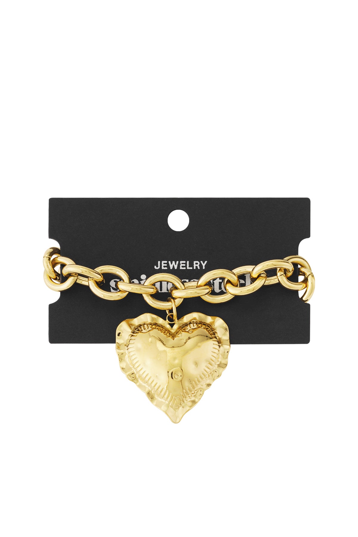 Armband met een opvallend hart