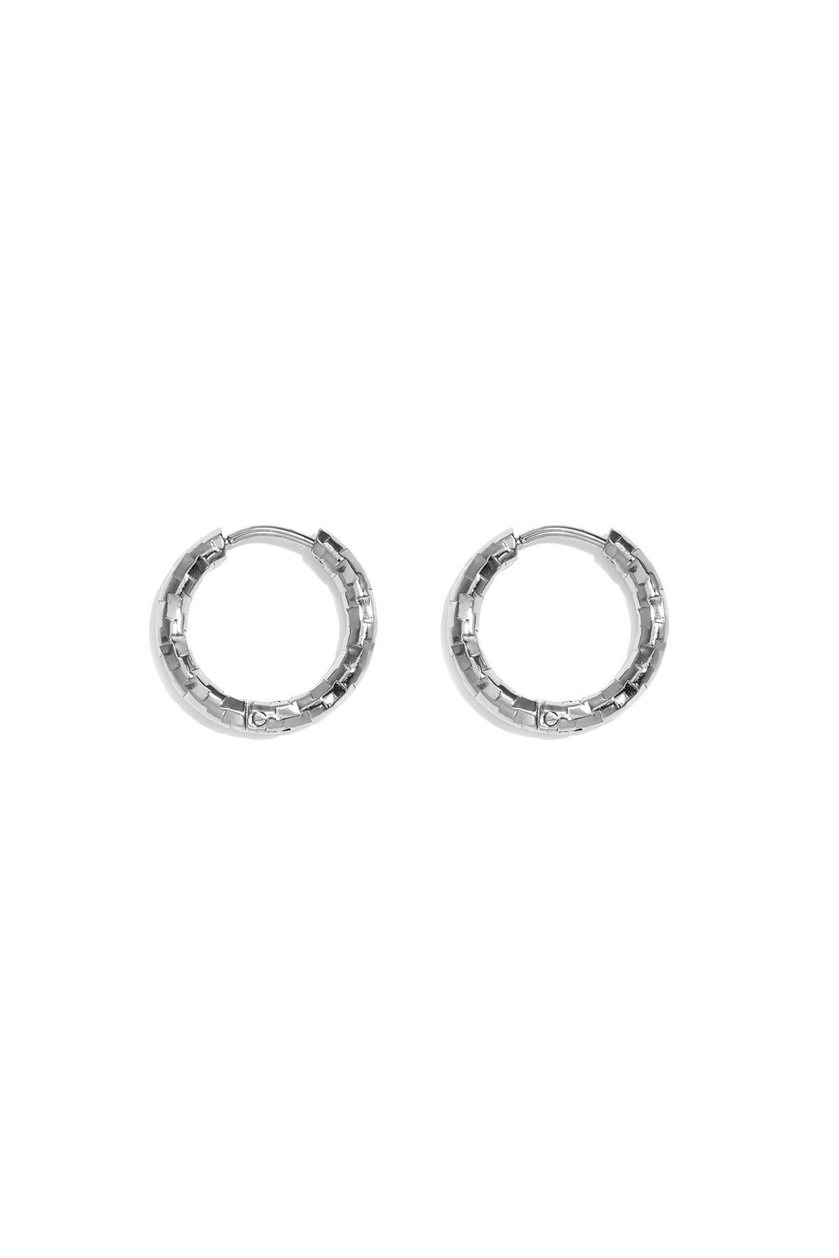 Stylish Stainless Steel Hoop Earrings for Everyday Glam