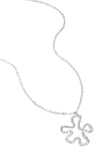 Ketting met hangende bloemcharm