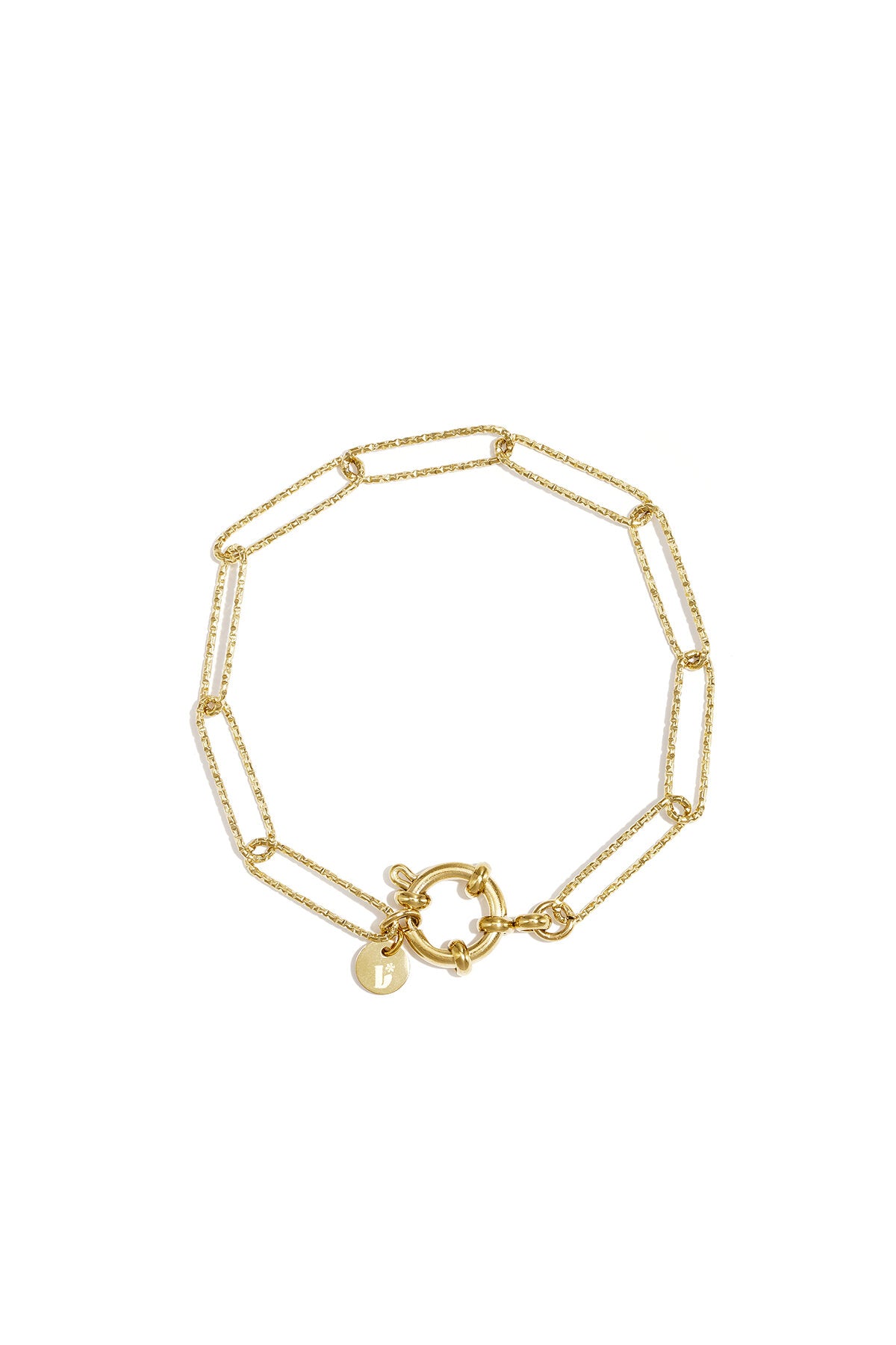 Armband met frontsluiting en lange schakels