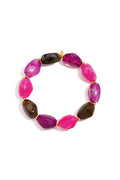 Acryl kralenarmbanden met onregelmatige vorm, casual, dagelijks gebruik, eenvoudige serie, dames sieraden