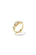 Elegant Minimalist Adjustable Ring - Silver & Gold