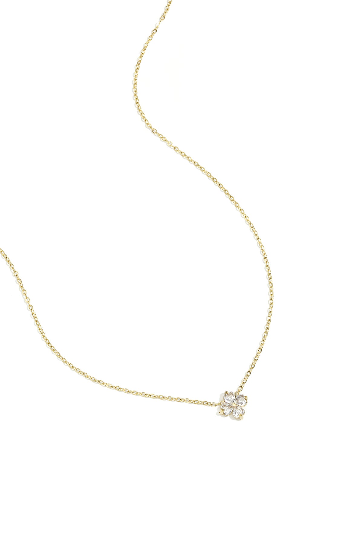 Ketting met belegde klaver