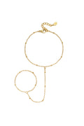 Handchain met bolletjes details