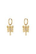 Elegant Drop Earrings for Women - Silver & Gold