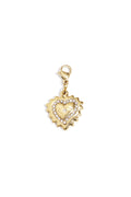 Sieraden bedel hart met oog DIY