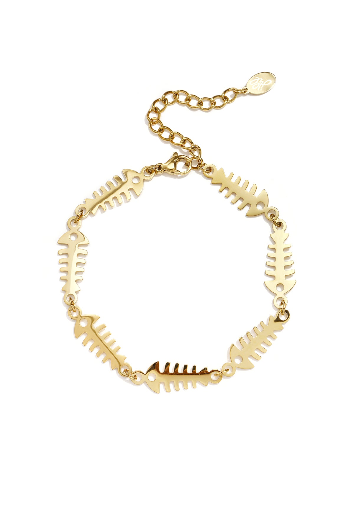 Elegant Gold Color Fish Chain Bracelet for Everyday Wear